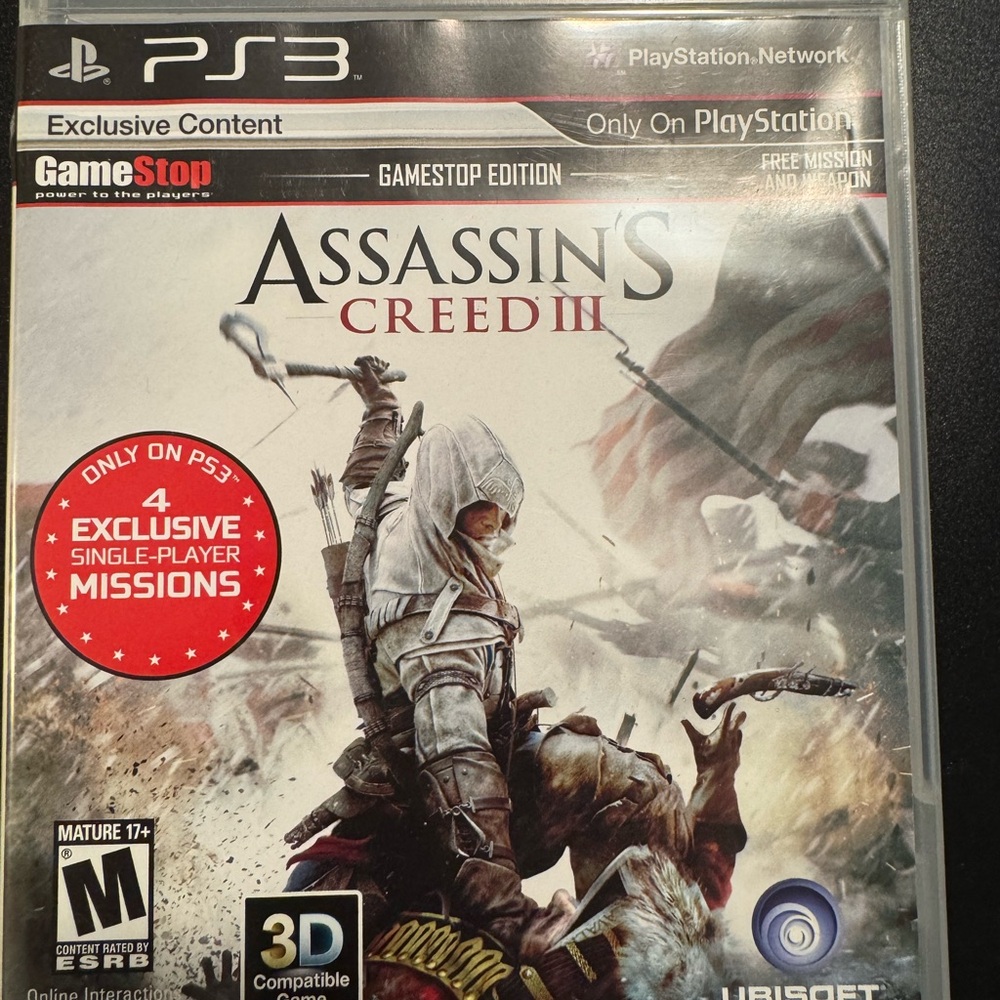 Assassin's Creed III for PS3 -